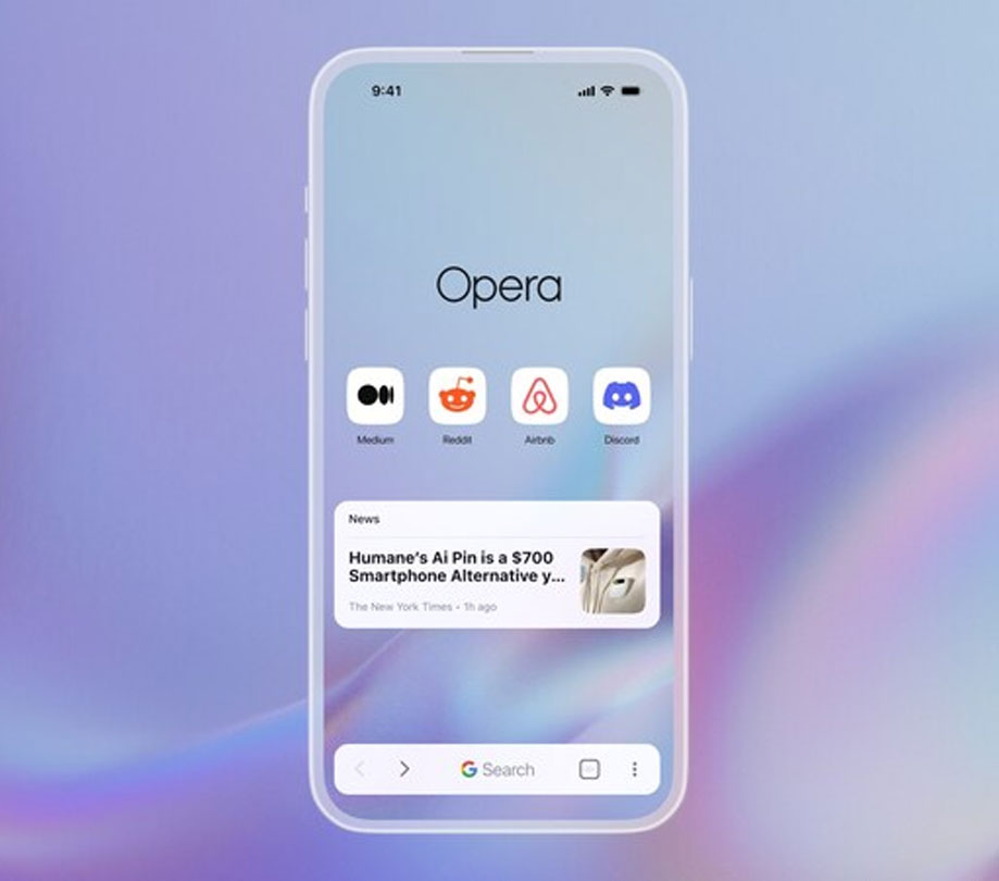 AI browser Opera One is now available on iOS