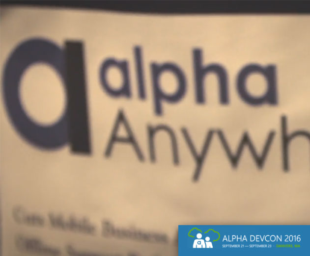 Alpha Software Will Host Alpha Anywhere DevCon 2016 September 21  23