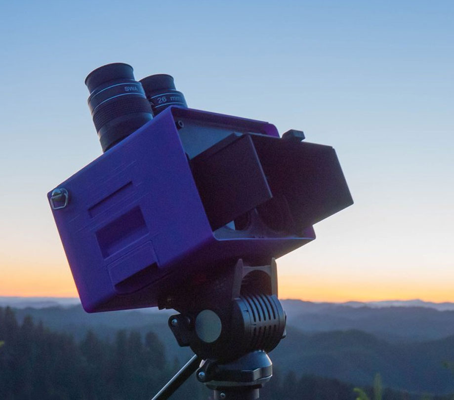 Build your own binoculars with the Analog Sky Magic kit and course