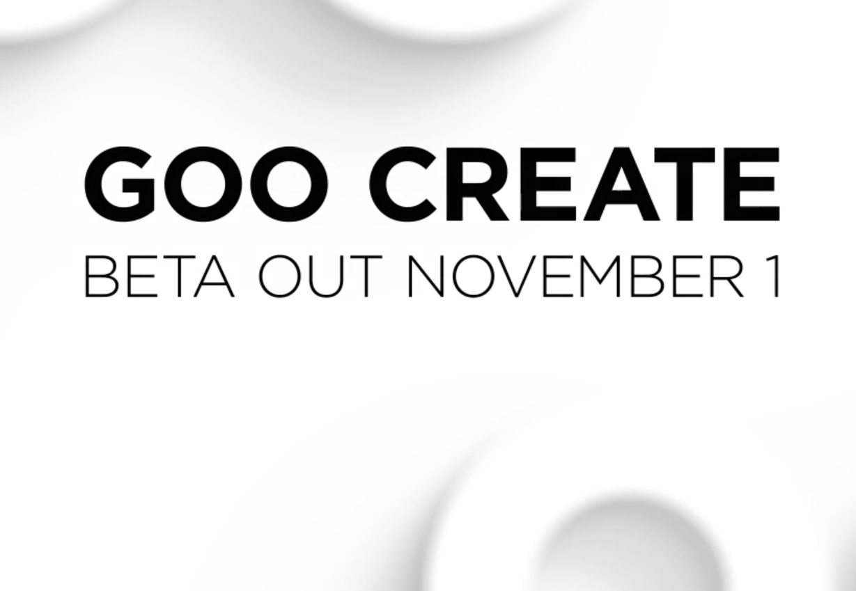 Goo Technologies Launches Goo Create