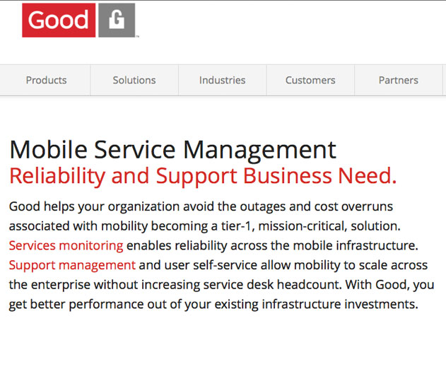 Good-Technology-Offers-Mobile-App-Service-Management-Platform