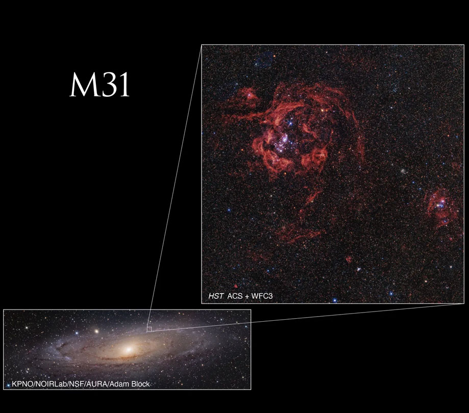 Hubble-zooms-deep-into-M31-galaxy-to-Rosy-Tendrils