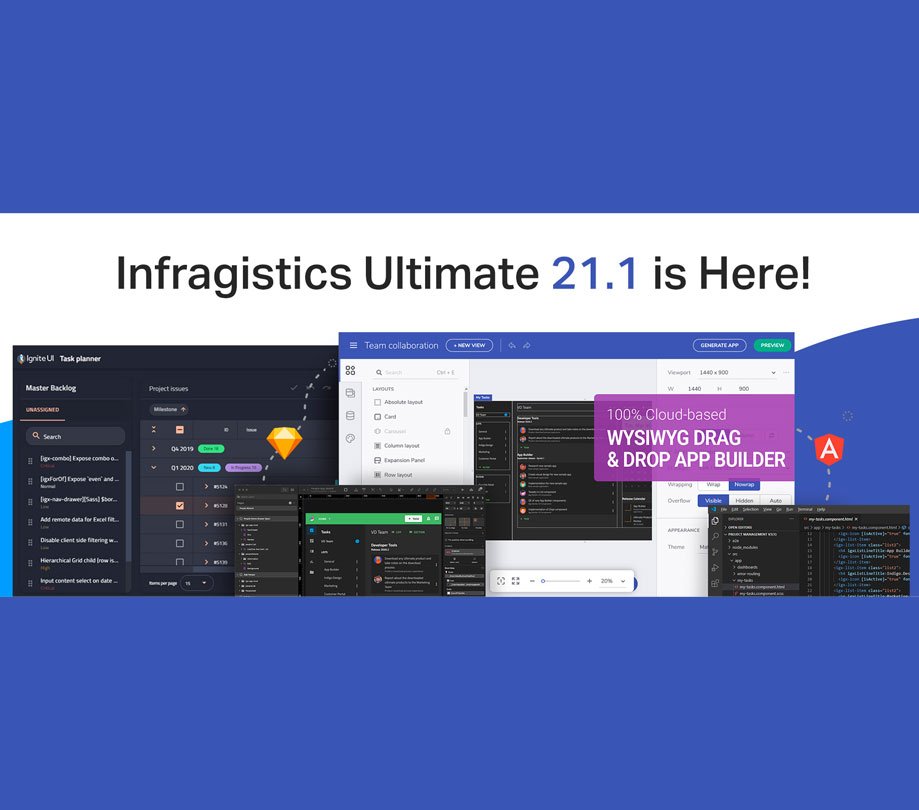 Infragistics Ultimate 21.1 builds on enhancements for developers