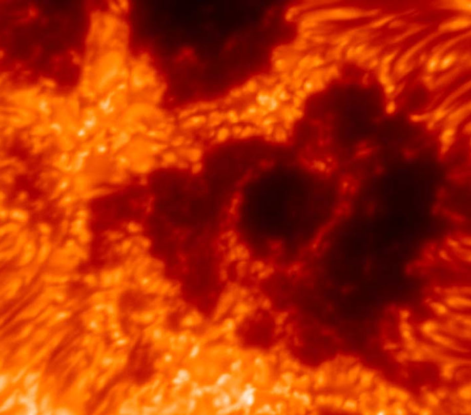 Largest solar telescope first light