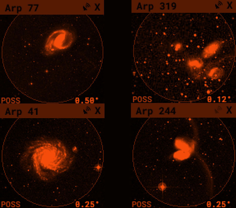 PiFinder peculiar galaxies come through new update