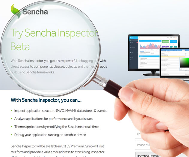 Beta Sencha Inspector Release Debugs Ext JS Applications