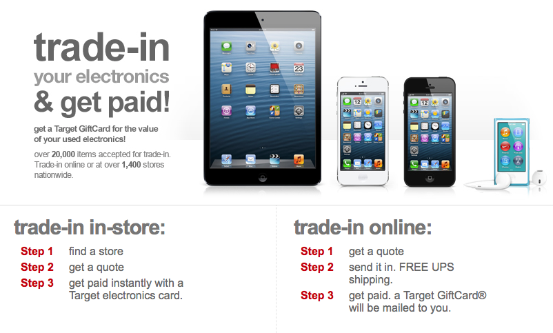 Target Stores Offer Special Trade in Deal For a New iPad Air