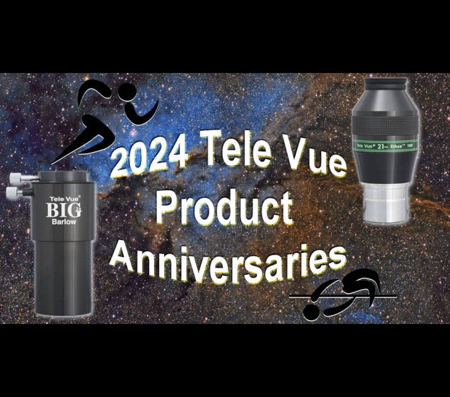 Tele Vue celebrates product anniversaries in 2024