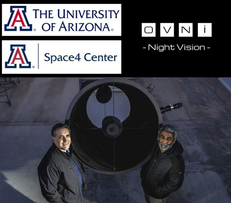 University of Arizona chooses OVNI night vision eyepeices