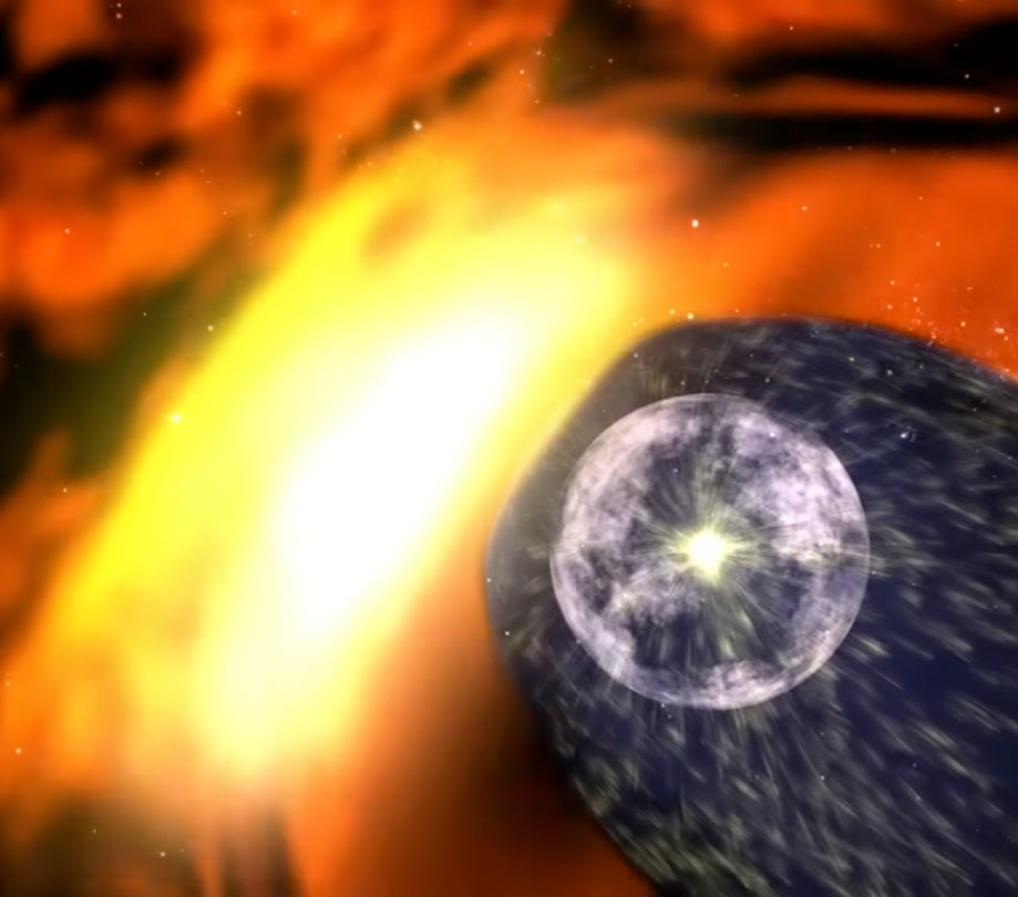 Wall of fire found by Voyager at solar system boundary