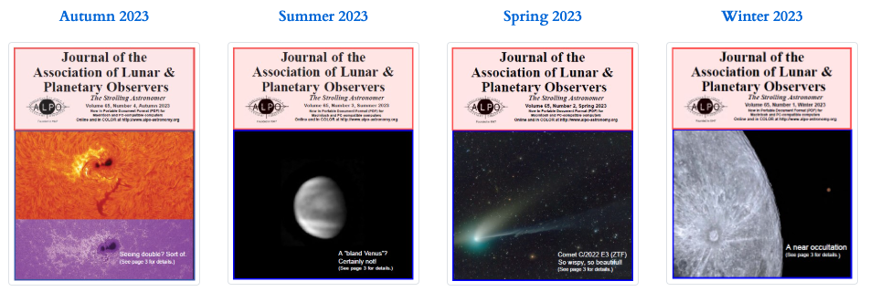 Association of Lunar and Planetary Observers ALPO