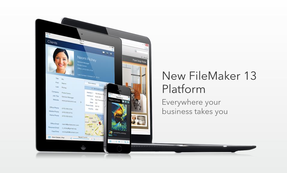 FileMaker Introduces FileMaker 13 Enterprise Development Platform for iPad, iPhone, Windows, Mac and the Web