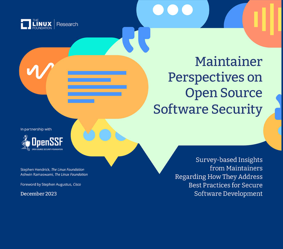 Insights from maintainers regarding how they address best practices for Secure Software Development