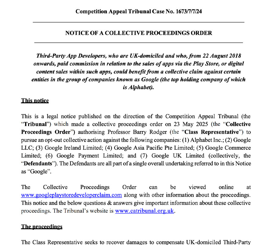 Legal action against Google can proceed to trial Legal action against Google can proceed to trial