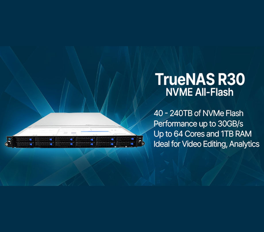 New TrueNAS R30 NVMe All Flash