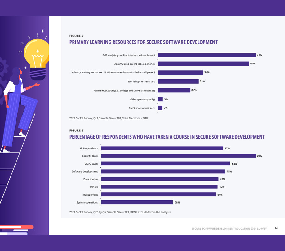Primary learning resources for secure software development