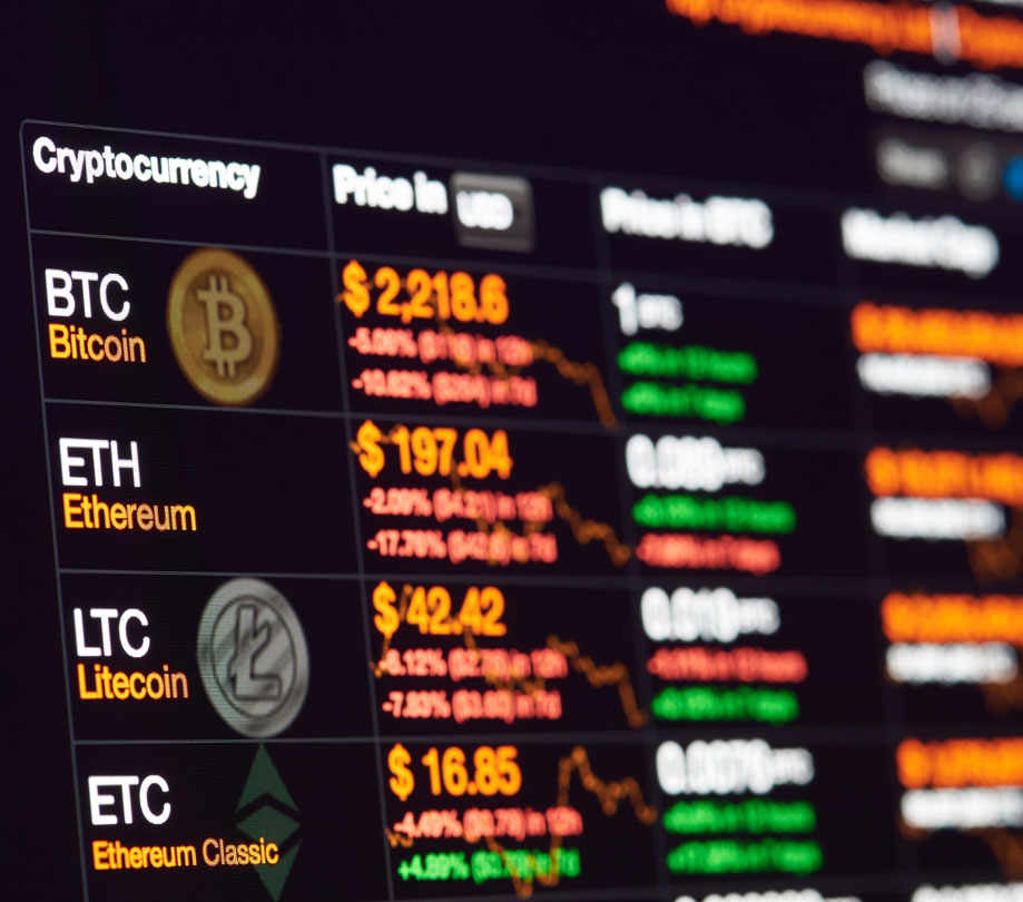 Types of cryptocurrencies