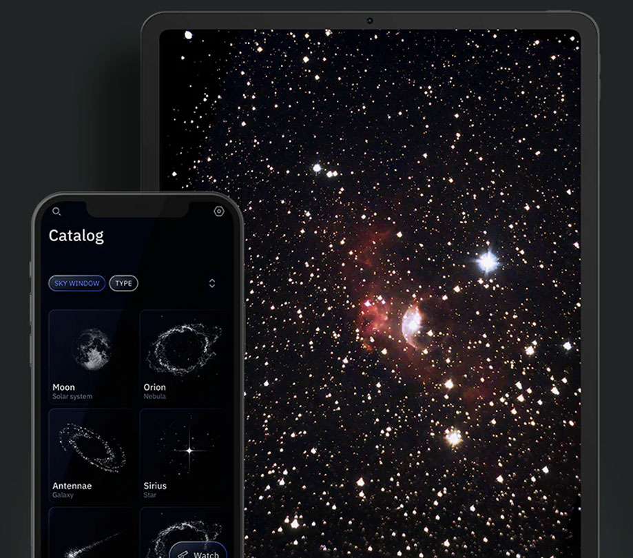 UNISTELLAR app and smart telescope features