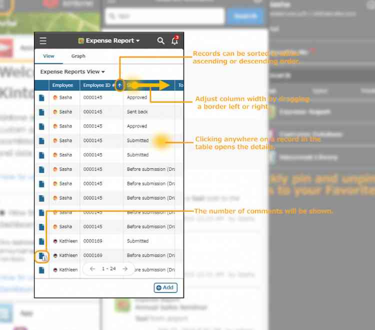 Kintones redesigned mobile app
