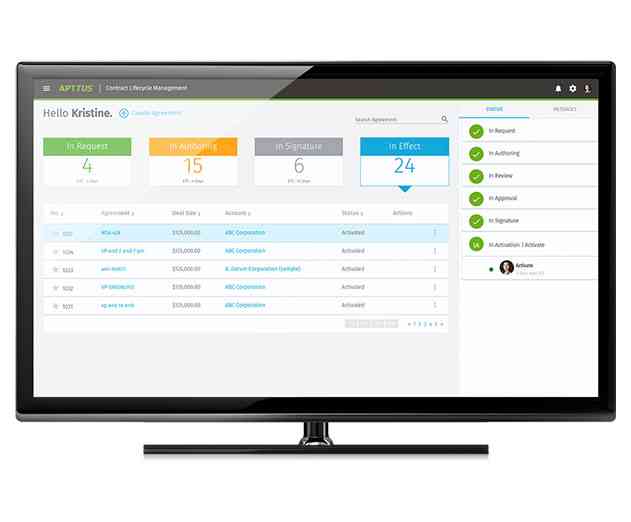 AI features for Apttus Contract Management to help legal teams