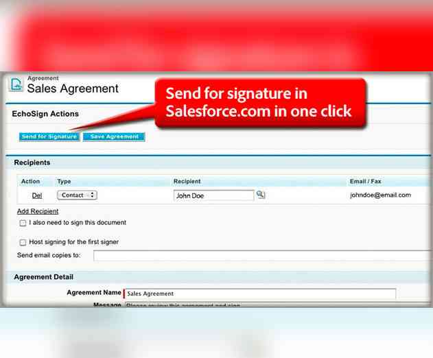 Adobe Releases New EchoSign Electronic Signature Capabilities For Salesforce Customers