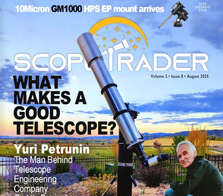 Astronomy magazine ScopeTrader August 2025 is here