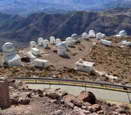 The astronomical observatories in Chile