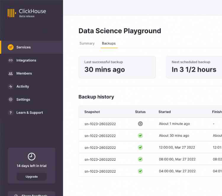 ClickHouse Cloud beta released on AWS