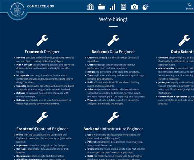 US Department of Commerce Opens Data Academy for DataDriven Decision Training