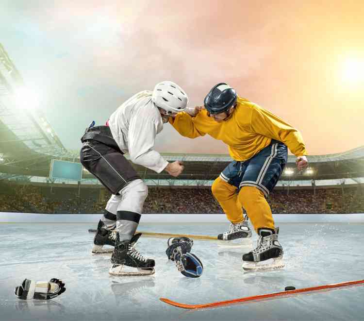 Dropping the gloves with hockey and SPE