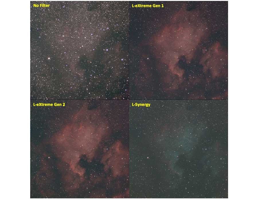 Figure 4 Sep. 19th Imaging Results – NGC7000 “North American”