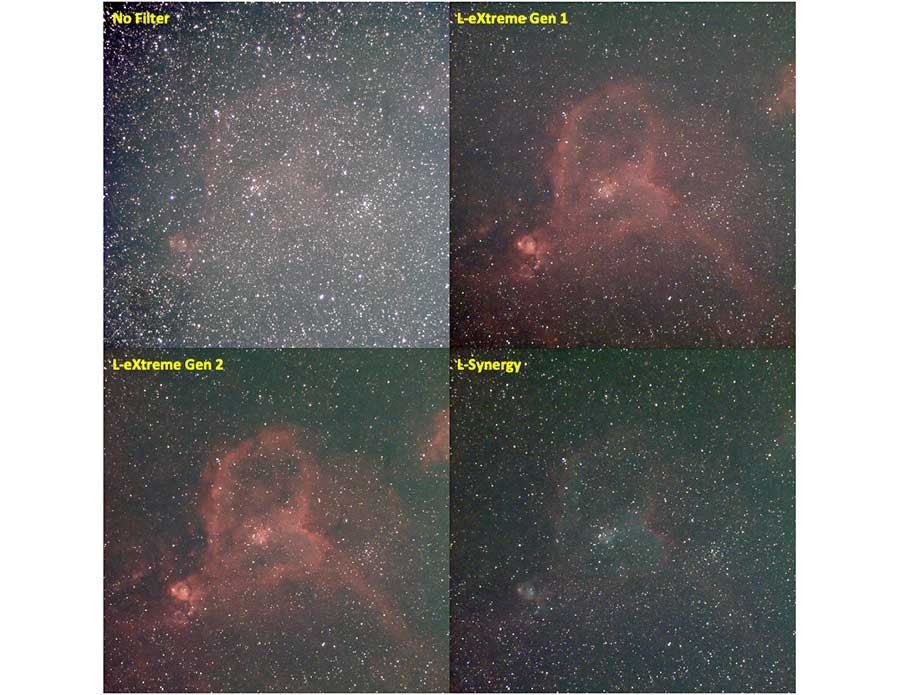 Figure 8     Sep. 20th Imaging Results – IC1805 “Heart”