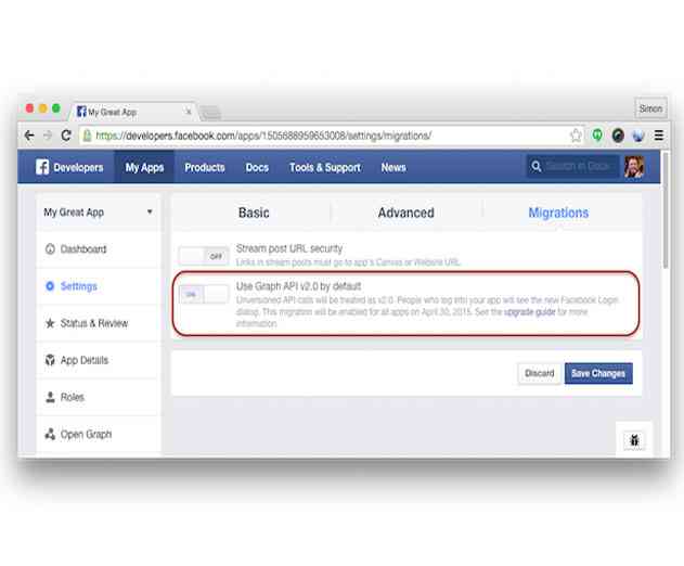 Upgrade to Facebook Graph API v2.0 or Your App Will Break