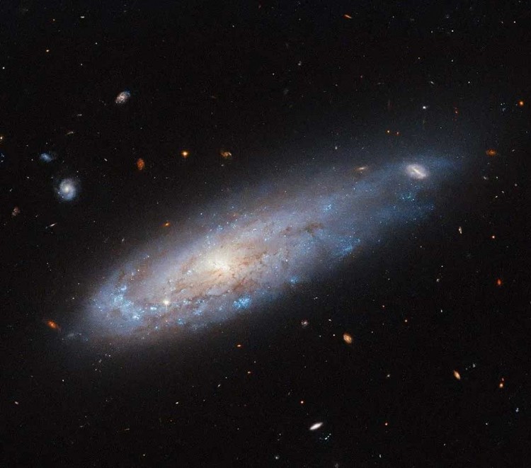 Hubble captures image of a celestial cannonball