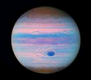 Jupiter-in-ultraviolet-light