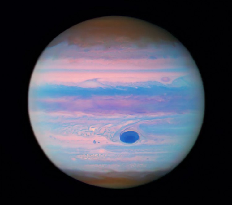 Jupiter in ultraviolet light