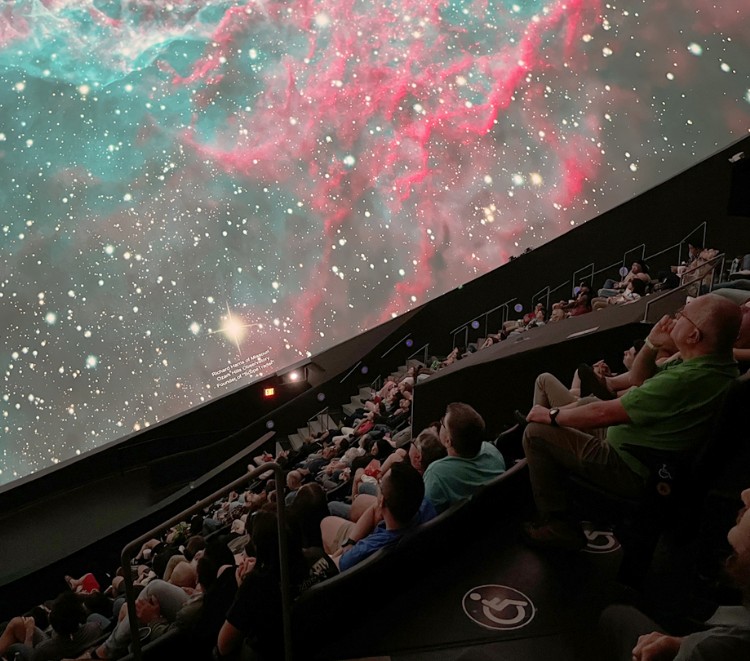 WR 102 image by Richard Harris displayed at the INTUITIVE Planetarium