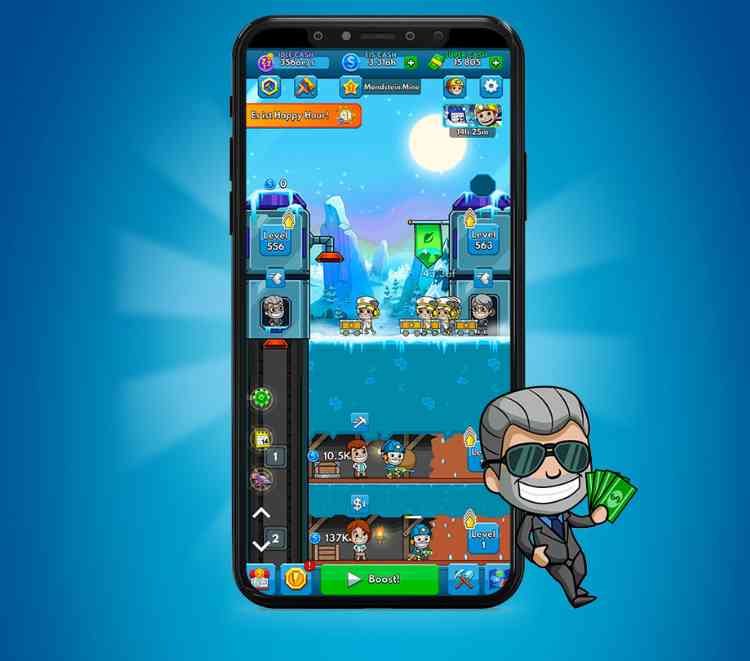 Idle Miner Tycoon game passes 150M downloads