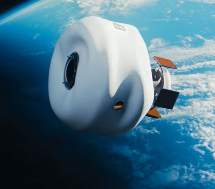 Inflatable space habitats introduced by Max Space