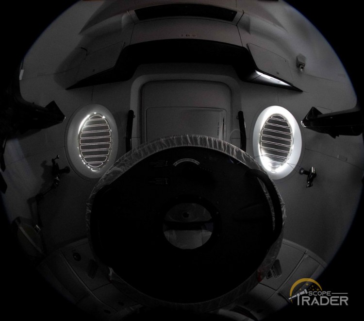 Inside view of a Dragon belly captured