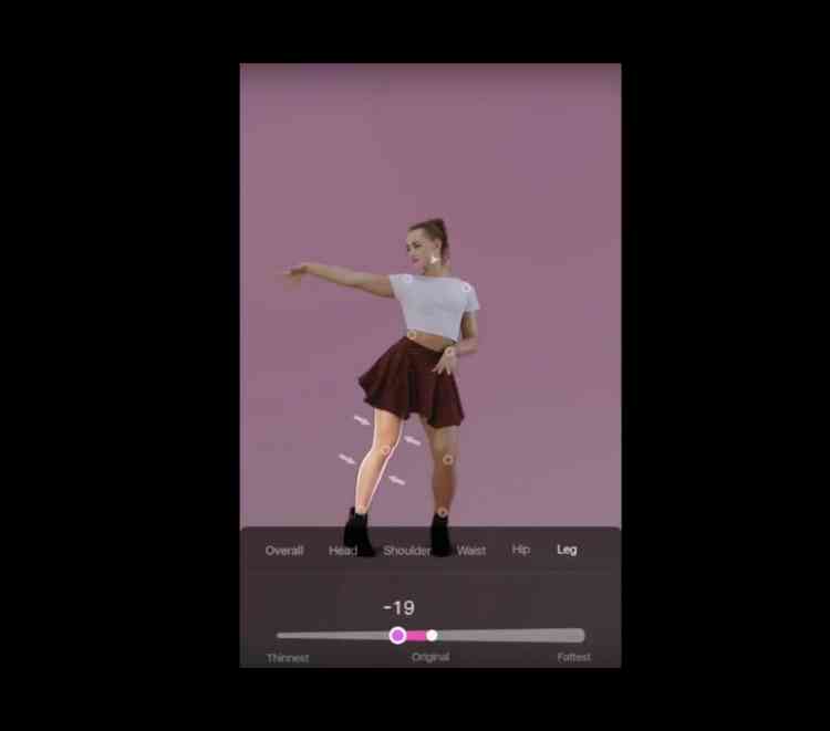 Change human body features from head to toe with this app