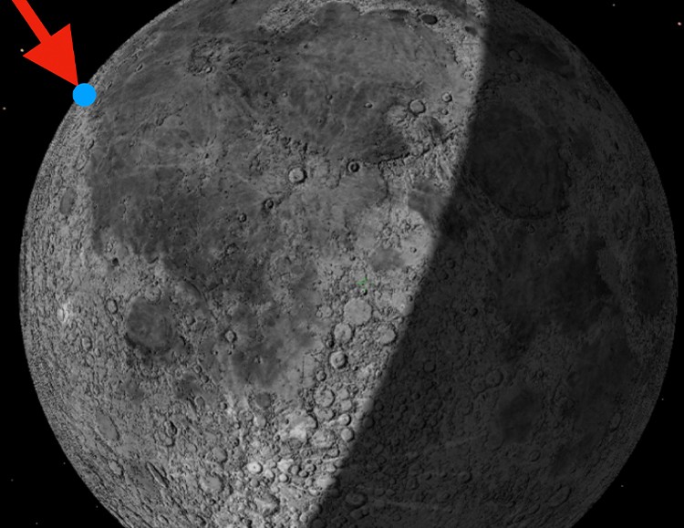 Lunar surface impact from Falcon 9 creates rare observing opportunity