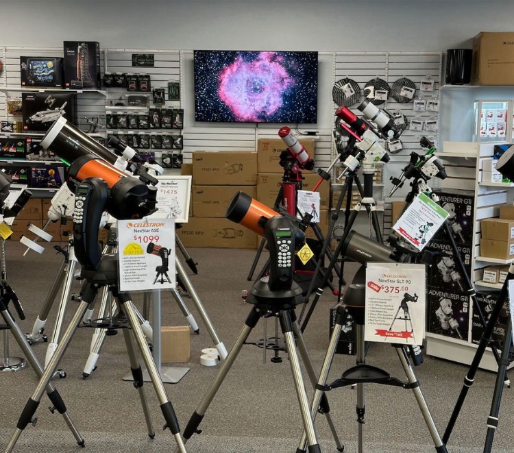 Telescope store Mile High Astro doubles in size