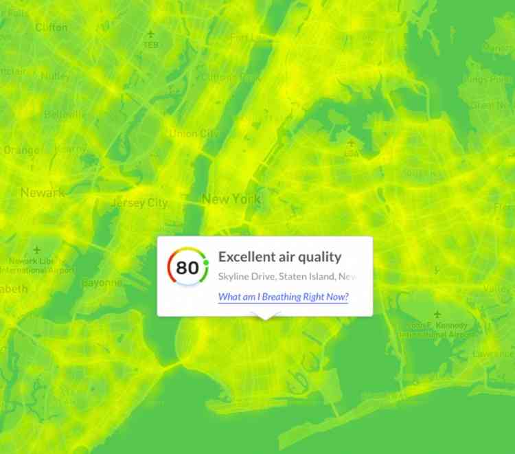 Monitor air pollution with an app and developer API