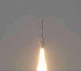 NASA-ISRO-satellite-lifts-off