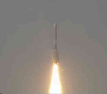 NASA-ISRO satellite lifts off