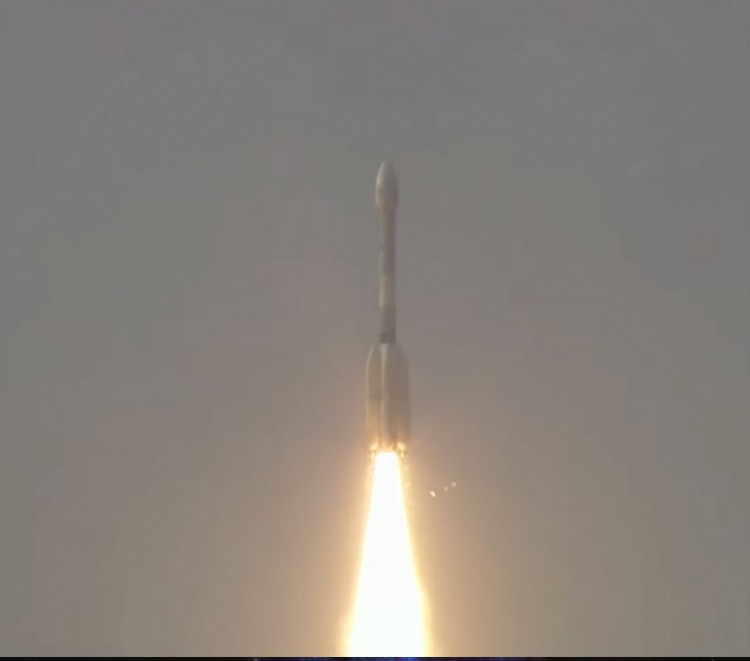 NASA-ISRO satellite lifts off