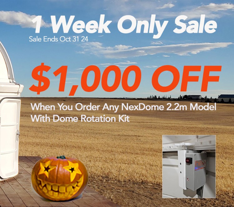 NexDome halloween sale