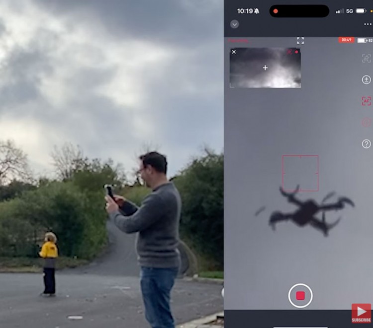 Drone tracking with ZWO S30 telescope