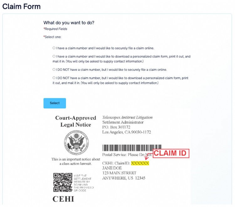 Telescopes antitrust settlement